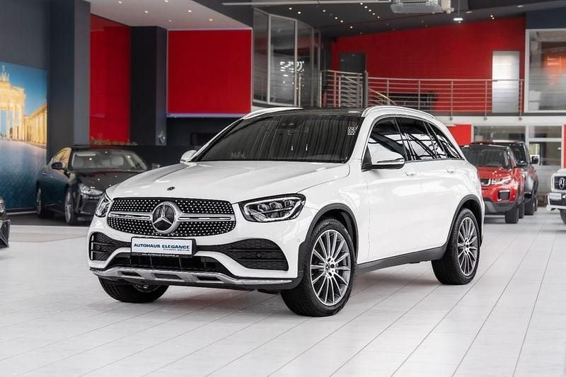 Polarweiss unilack Gebraucht 2022 Mercedes GLC400d AMG line SUV | 38.980 € (Superpreis) - Bild 1/4