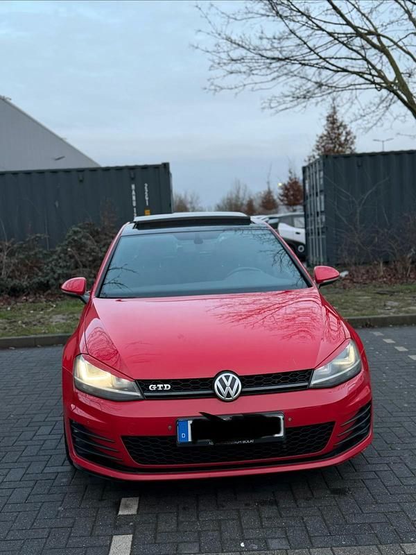 Gebraucht VW Golf VII GTD 184 PS (135 kW) 2014 Rot Limousine