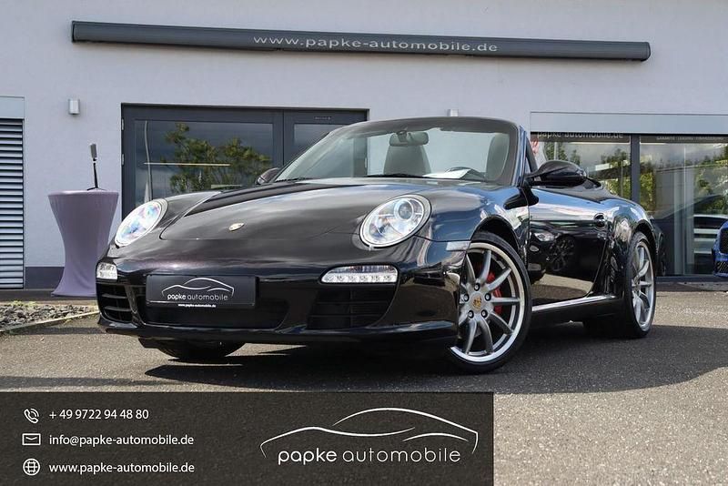 Schwarz Gebraucht 2008 Porsche 911 Carrera S Cabriolet Sport Cabrio | 64.895 € (Fairer Preis) - Bild 1/4