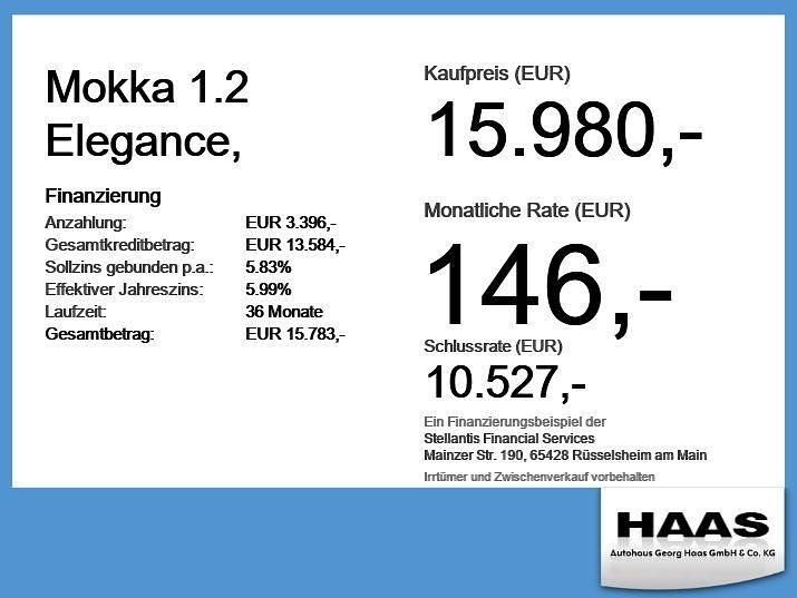 Gebraucht Opel Mokka Elegance 101 PS (74 kW) 2022 Power rot/kosmos rot SUV