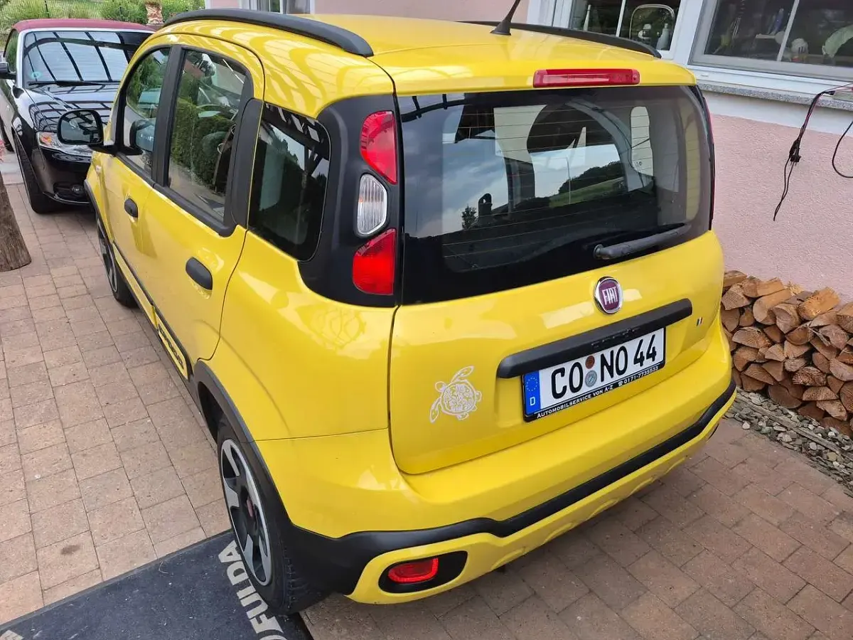 Gebraucht Fiat Panda Cross Cross 69 PS (50 kW) 2018 Gelb Kleinwagen