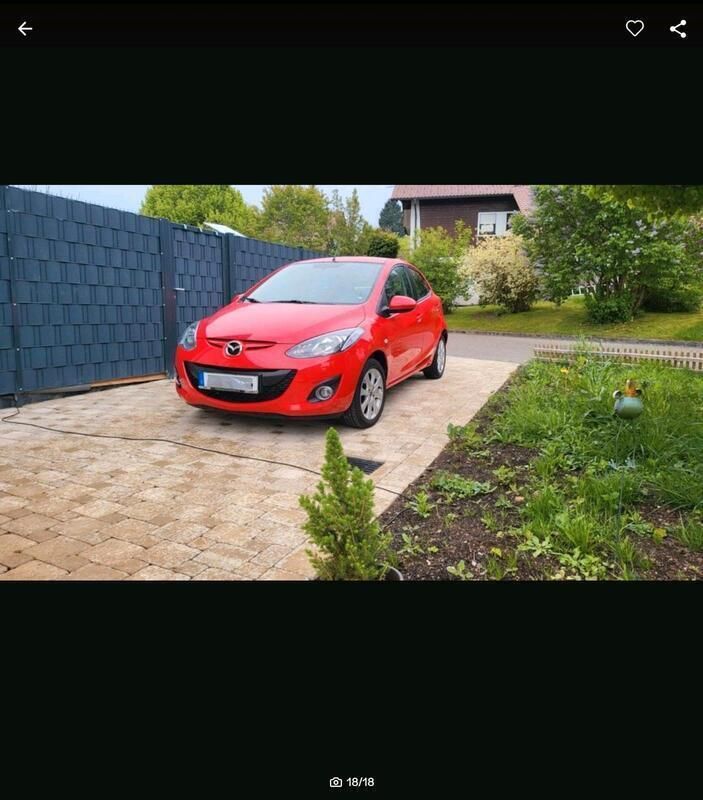 Rot Gebraucht 2013 Mazda 2 Limousine | 6.499 € - Bild 1/4