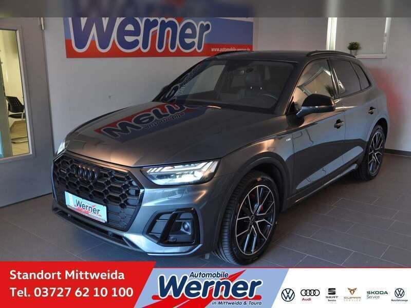 Grau Gebraucht 2021 Audi Q5 S-Line SUV | 39.280 € (Teuer) - Bild 1/4