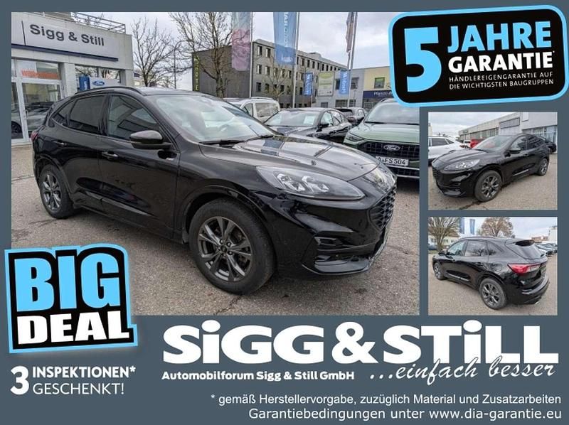 Obsidianschwarz metallic Gebraucht 2021 Ford Kuga ST-Line X SUV | 23.950 € (Fairer Preis) - Bild 1/4