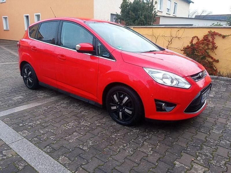 Rot Gebraucht 2014 Ford C-MAX Titanium Van / Kleinbus | 3.600 € (Superpreis) - Bild 1/4