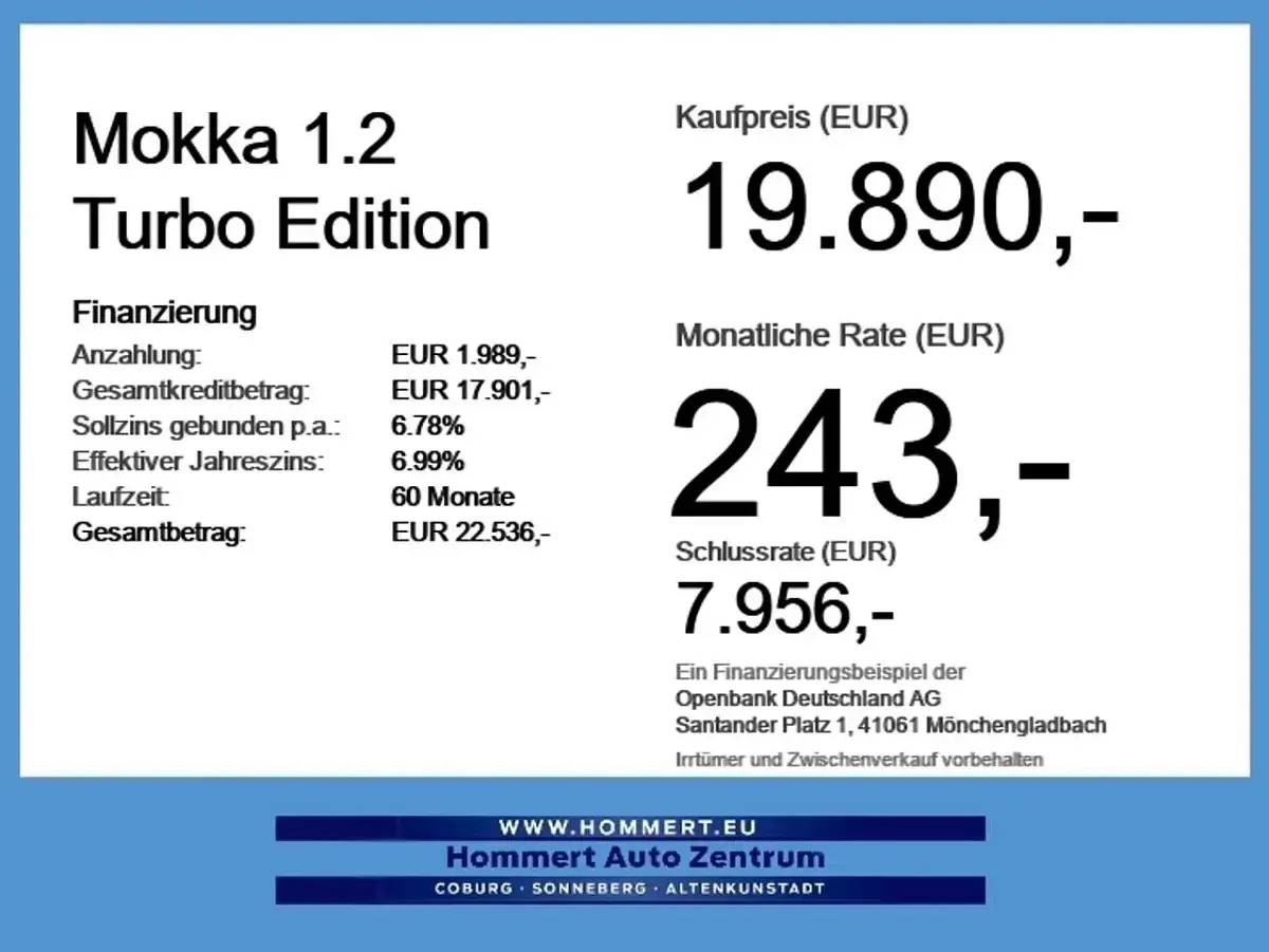 Gebraucht Opel Mokka Edition 131 PS (96 kW) 2025 Grau artense metallic SUV