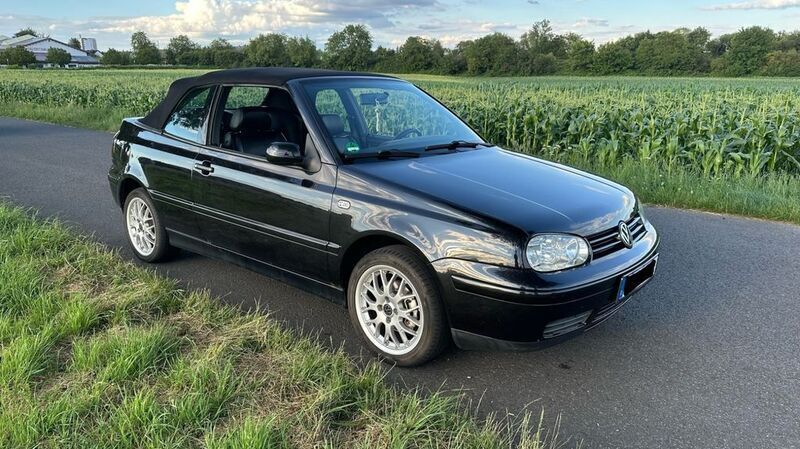 Schwarz Gebraucht 2000 VW Golf Cabriolet Cabrio | 2.800 € (Fairer Preis) - Bild 1/4