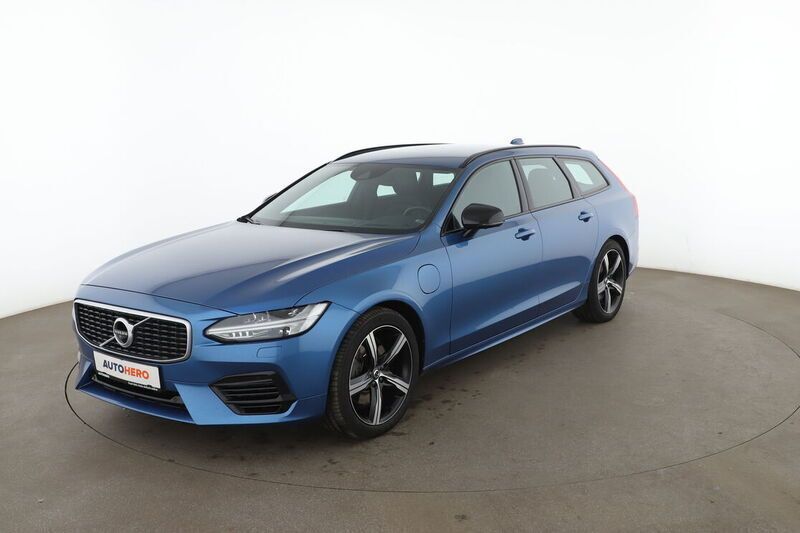 Blau Gebraucht 2019 Volvo V90 R-Design Kombi | 28.550 € - Bild 1/4