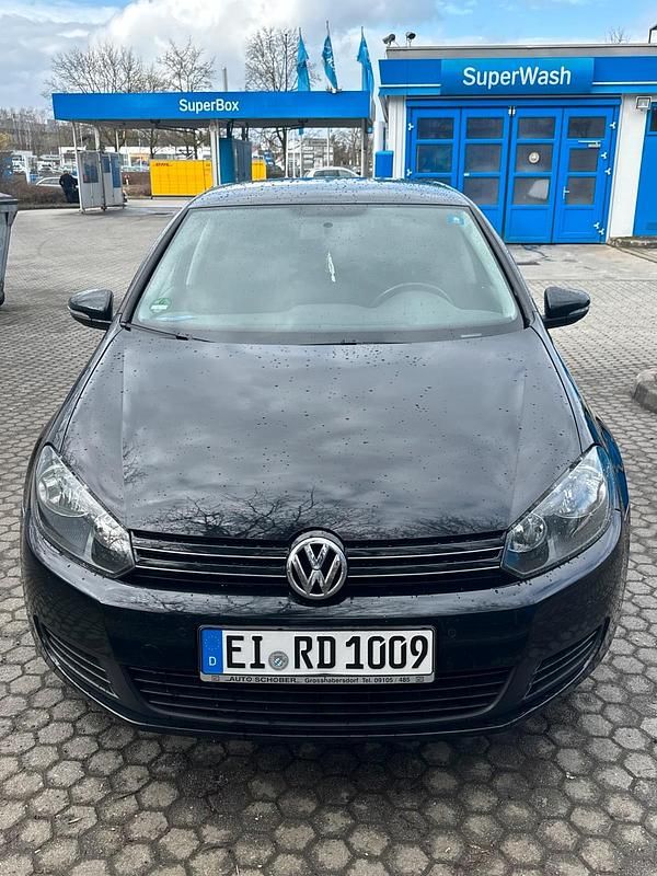 Gebraucht VW Golf VI 2010 Schwarz Kleinwagen