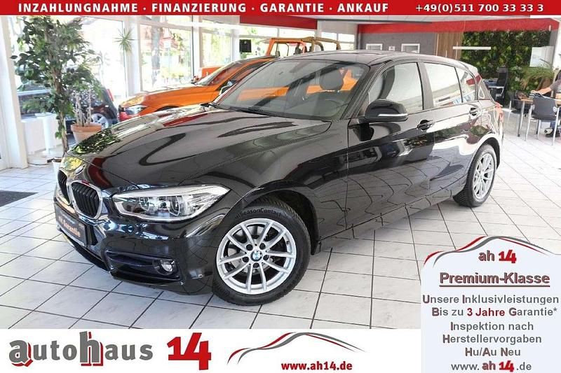 Schwarz Gebraucht 2018 BMW 116 Sport Line Kleinwagen | 14.950 € (Fairer Preis) - Bild 1/3