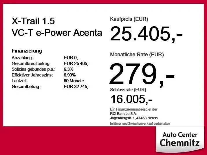 Gebraucht Nissan X-Trail Acenta 158 PS (116 kW) 2023 Blau SUV