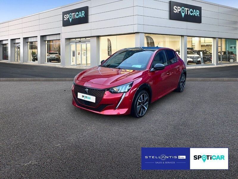 Rot Gebraucht 2020 Peugeot e-208 GT Kleinwagen | 15.485 € (Fairer Preis) - Bild 1/4