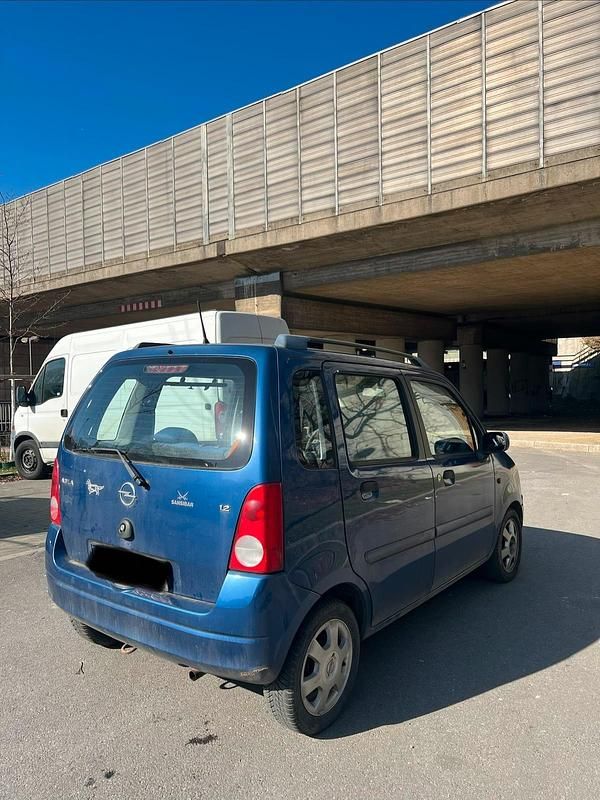 Gebraucht Opel Agila 75 PS (55 kW) 2003 Blau Van / Kleinbus