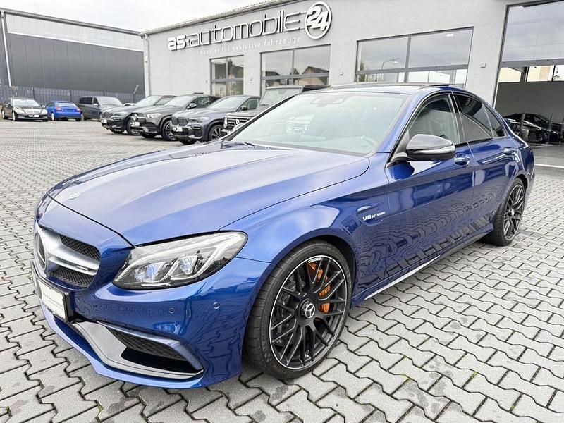 Blau Gebraucht 2018 Mercedes C63S AMG AMG Limousine | 66.990 € (Teuer) - Bild 1/4