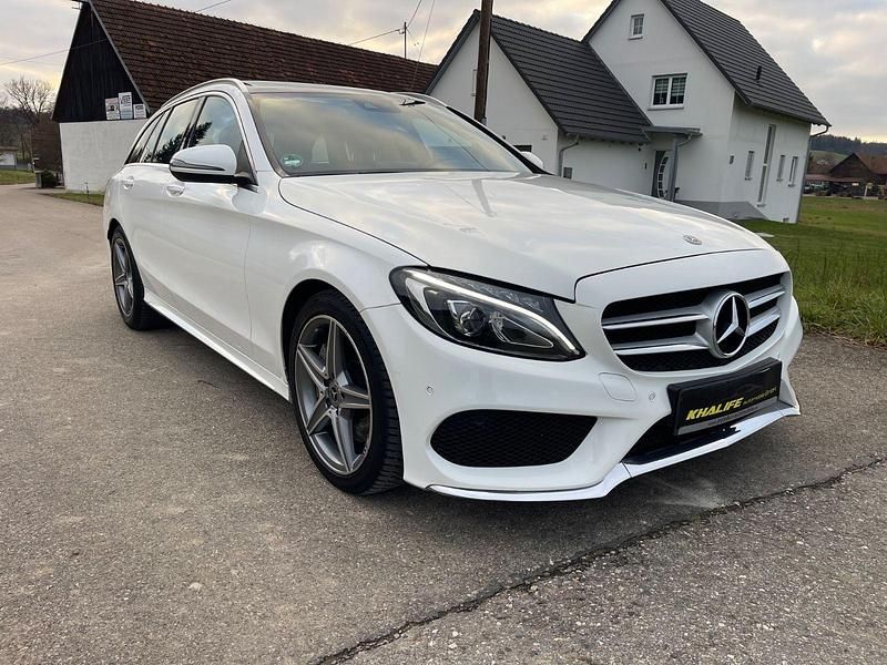 Gebraucht Mercedes C250 AMG line 211 PS (155 kW) 2017 Weiß Kombi
