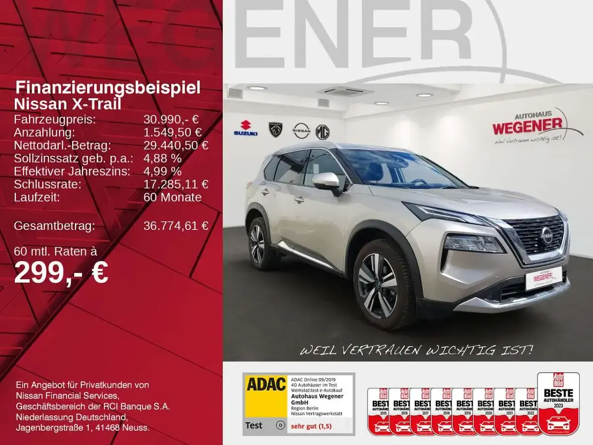 Gebraucht Nissan X-Trail Tekna 163 PS (119 kW) 2024 Silber SUV