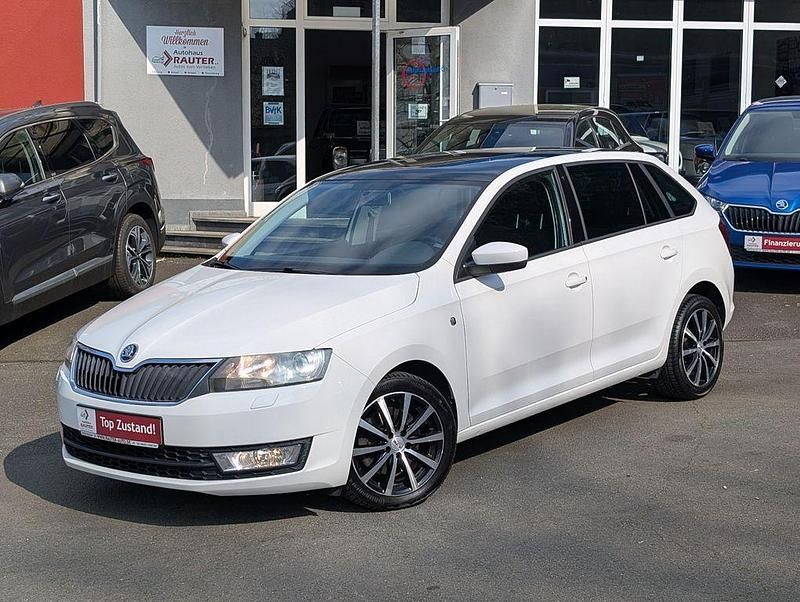 Gebraucht Skoda Rapid 105 PS (77 kW) 2014 Weiß Kleinwagen