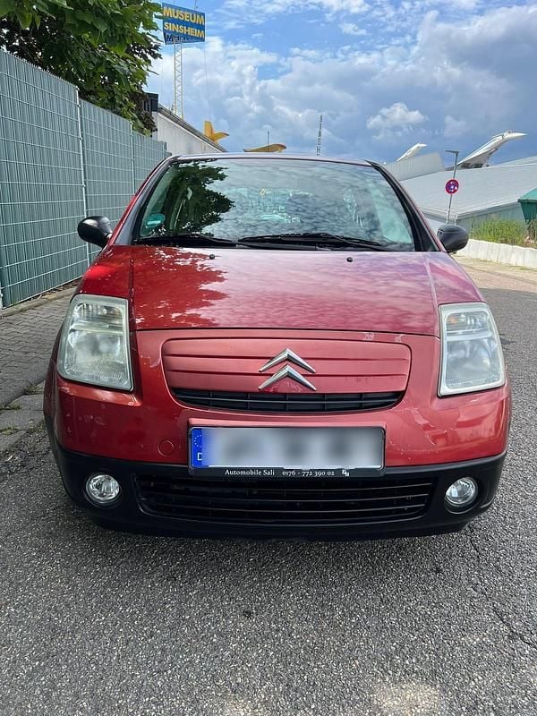 Rot Gebraucht 2004 Citroën C2 Kleinwagen | 1.400 € (Etwas zu teuer) - Bild 1/4