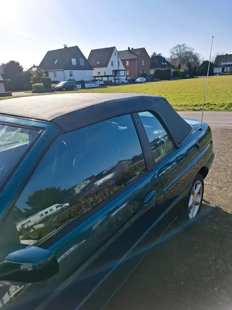Gebraucht Ford Escort Cabriolet 90 PS (66 kW) 1995 Grün Cabrio