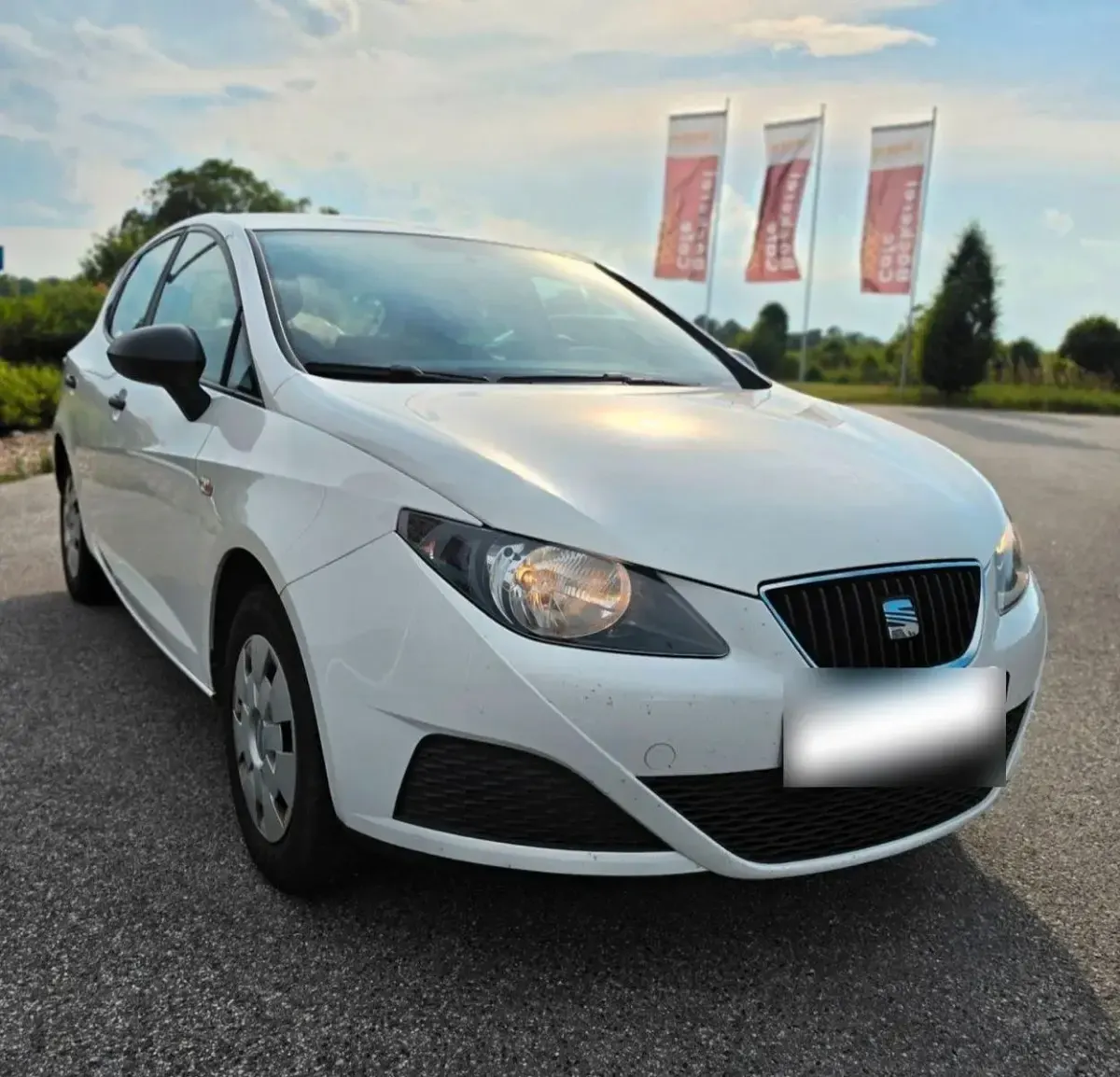 Gebraucht Seat Ibiza Reference 86 PS (63 kW) 2009 Weiß Limousine