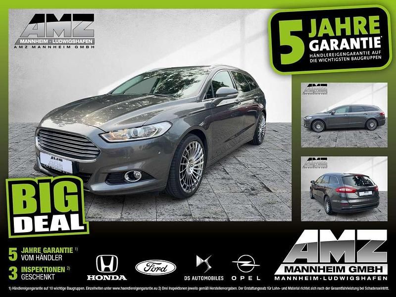Magneticgrau (metallic) Gebraucht 2015 Ford Mondeo Titanium Kombi | 12.990 € (Fairer Preis) - Bild 1/4