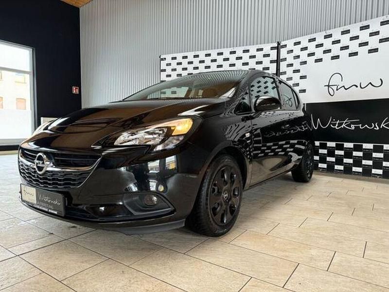 Gebraucht Opel Corsa drive 90 PS (66 kW) 2016 Schwarz Kleinwagen
