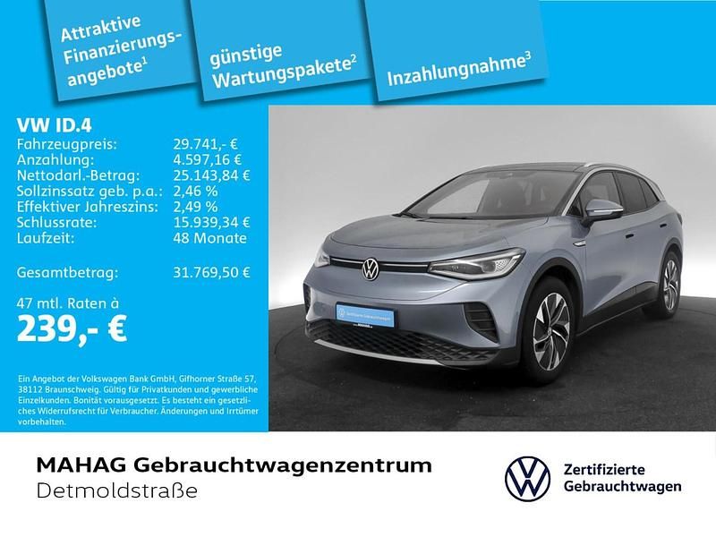 Gebraucht VW ID.4 Pro Performance 150 kW (204 PS) 2022 Blau SUV