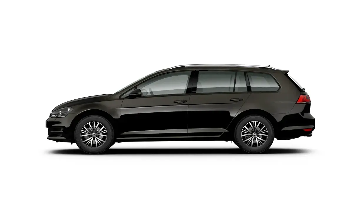 Gebraucht VW Golf VII Allstar 125 PS (91 kW) 2016 Deep black pereffekt Kombi