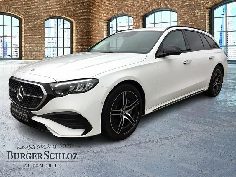Unilack polarweiß Gebraucht 2024 Mercedes E200 Night Kombi | 48.500 € (Guter Preis) - Bild 1/4