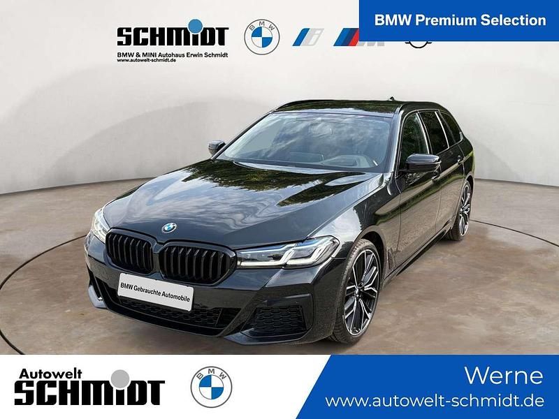 Saphirschwarz metallic Gebraucht 2023 BMW 530 M Sport Kombi | 55.790 € - Bild 1/4