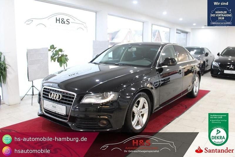 Brillantschwarz Gebraucht 2008 Audi A4 Ambition Limousine | 4.900 € (Superpreis) - Bild 1/4