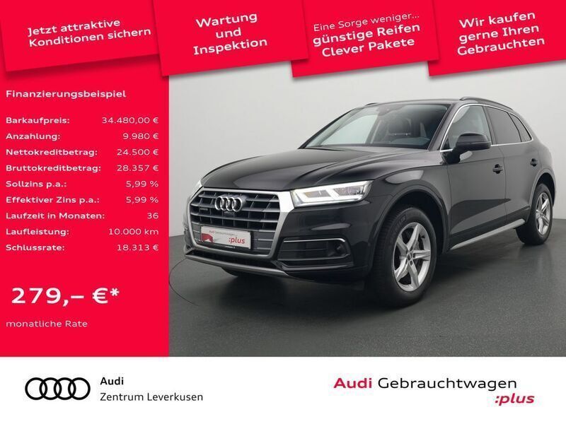 Schwarz Gebraucht 2020 Audi Q5 Comfort SUV | 37.480 € (Teuer) - Bild 1/4
