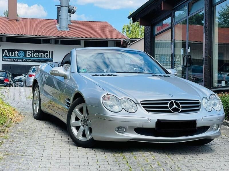 Gebraucht Mercedes SL500 306 PS (225 kW) 2002 Silber metallic Cabrio