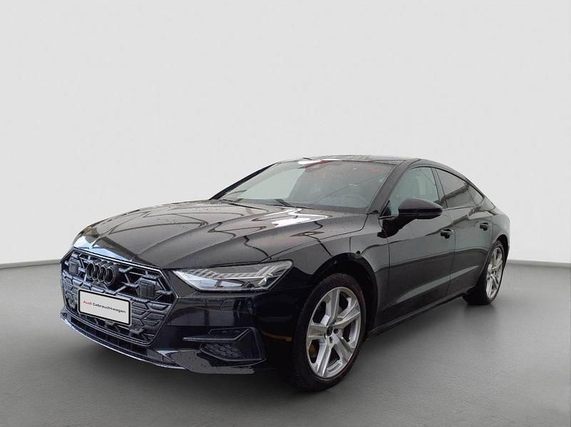 Mythosschwarz Gebraucht 2024 Audi A7 Sportback Ambiente Kleinwagen | 58.840 € (Superpreis) - Bild 1/4