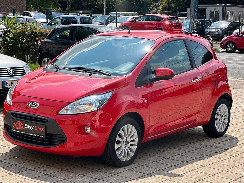 Rot Gebraucht 2014 Ford Ka Titanium Kleinwagen | 6.400 € (Fairer Preis) - Bild 1/4