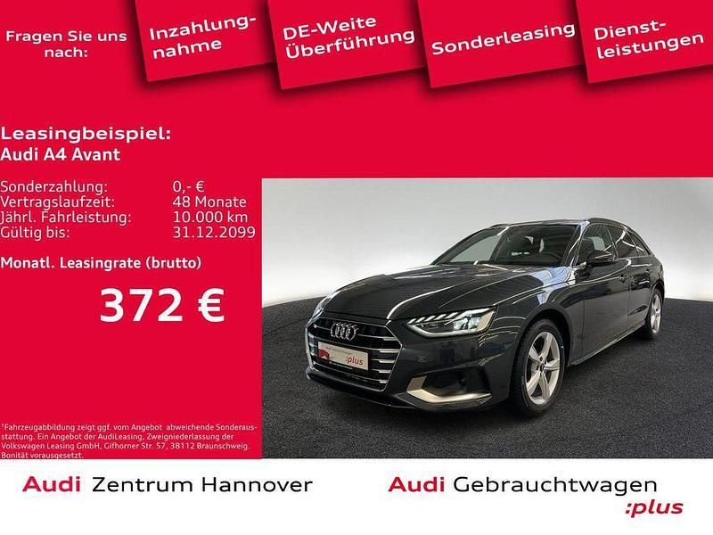 H1 manhattangrau metallic (metallic) Gebraucht 2023 Audi A4 Advanced Plus Kombi | 28.950 € (Guter Preis) - Bild 1/4