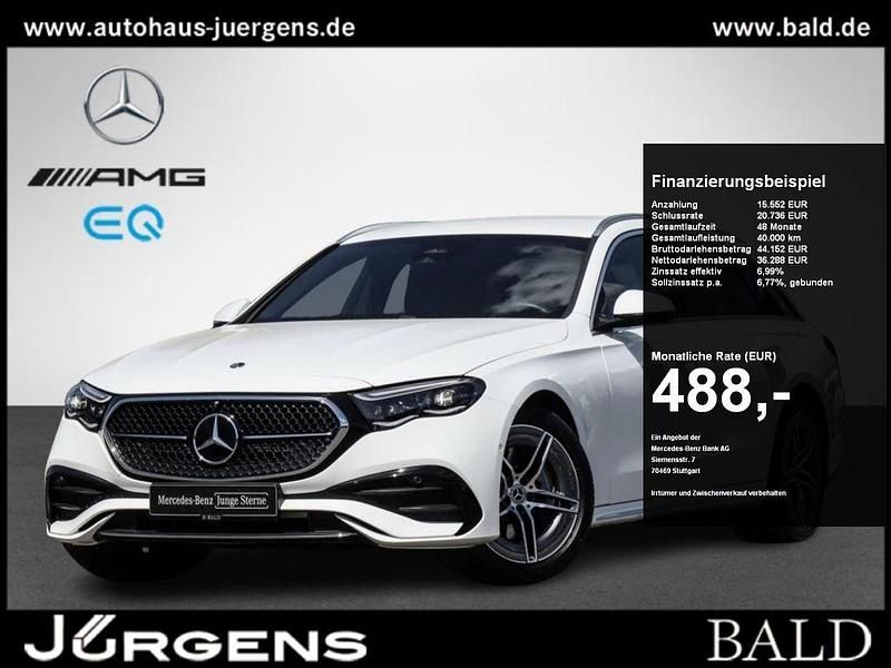 Polarweiss Gebraucht 2024 Mercedes E300 AMG Kombi | 51.840 € (Superpreis) - Bild 1/4