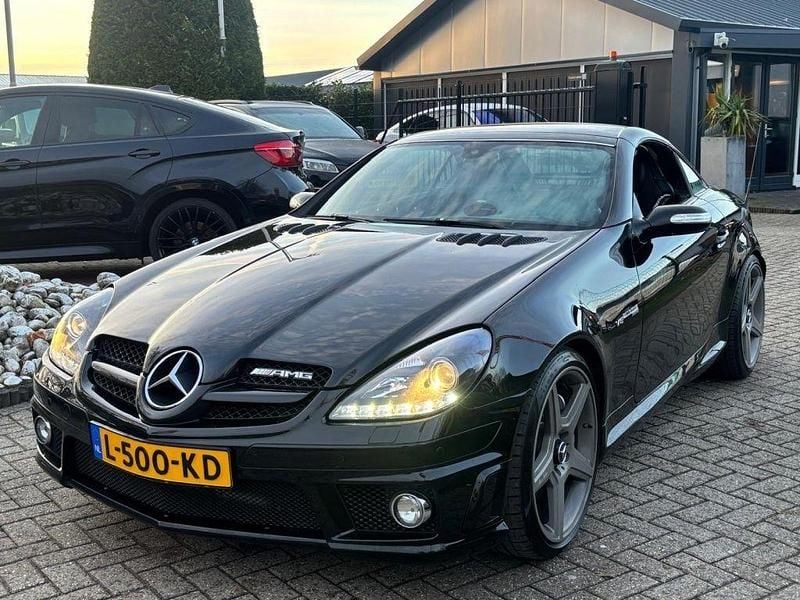 Schwarz Gebraucht 2005 Mercedes SLK55 AMG AMG Cabrio | 21.950 € (Fairer Preis) - Bild 1/4