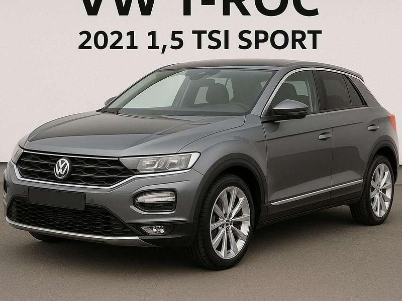 Grau Gebraucht 2021 VW T-Roc Sport SUV | 20.000 € (Superpreis) - Bild 1/4