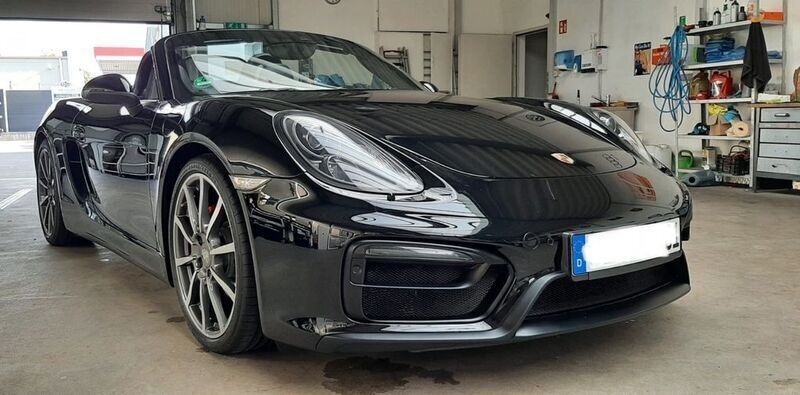 Schwarz Gebraucht 2016 Porsche Boxster GTS Cabrio | 61.400 € - Bild 1/4