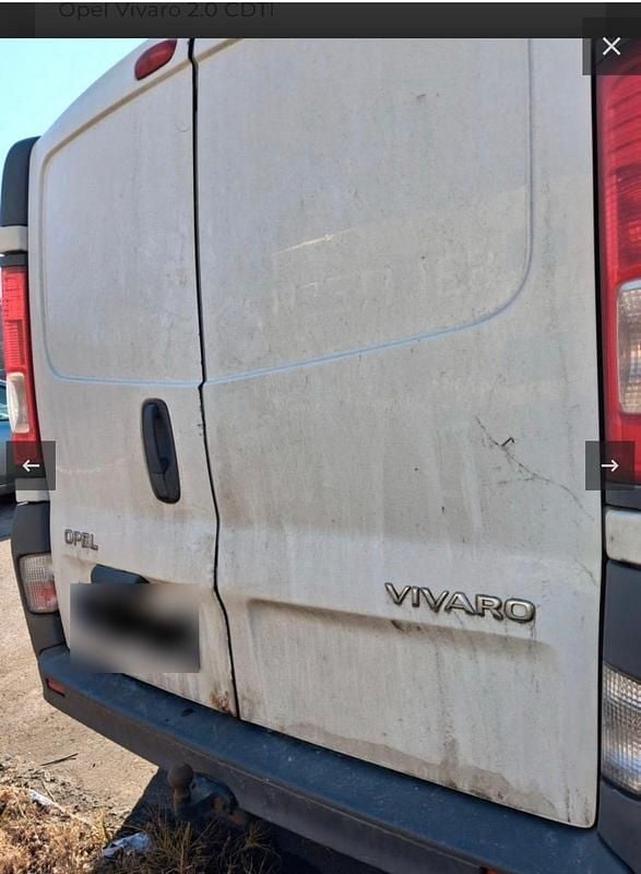 Second-hand Opel Vivaro 90 CP (66 kW) 2008 Alb Monovolum