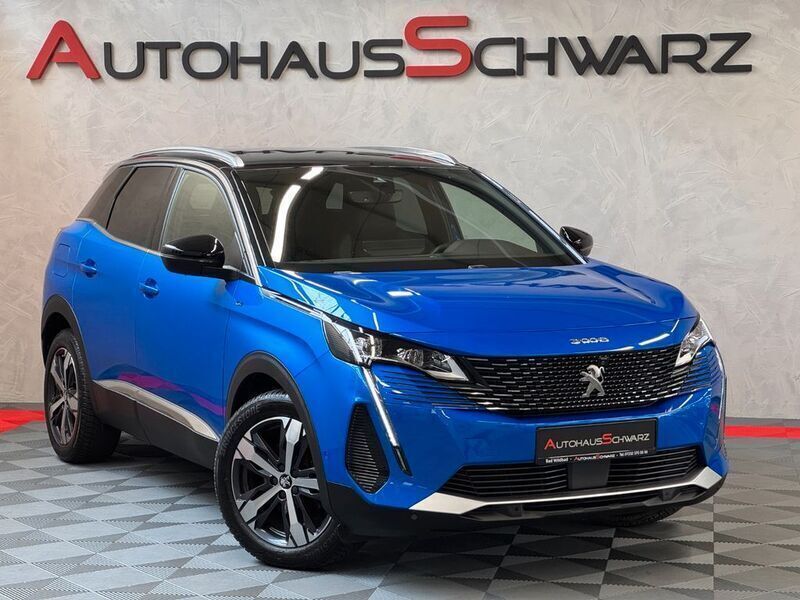 Blau lackierung Gebraucht 2021 Peugeot 3008 GT SUV | 24.490 € (Fairer Preis) - Bild 1/4