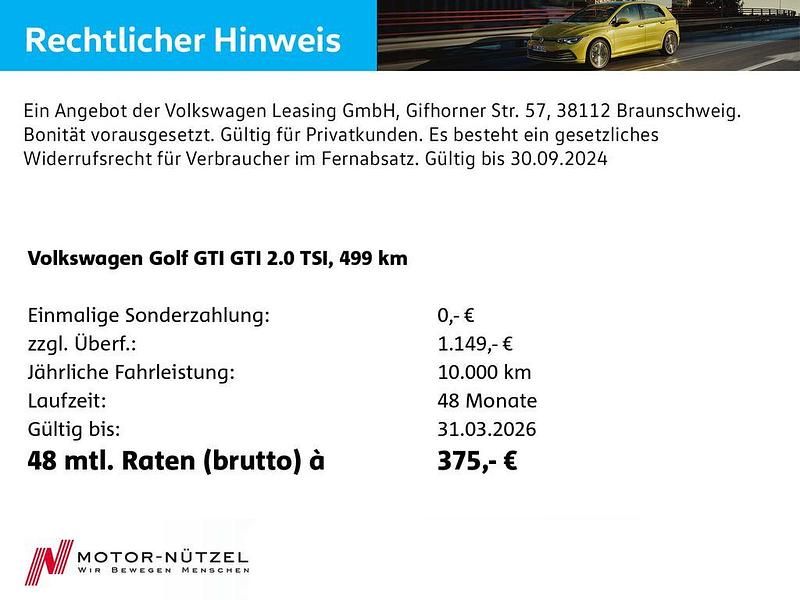 Neu VW Golf VIII GTI 265 PS (194 kW) 2025 Grau Limousine