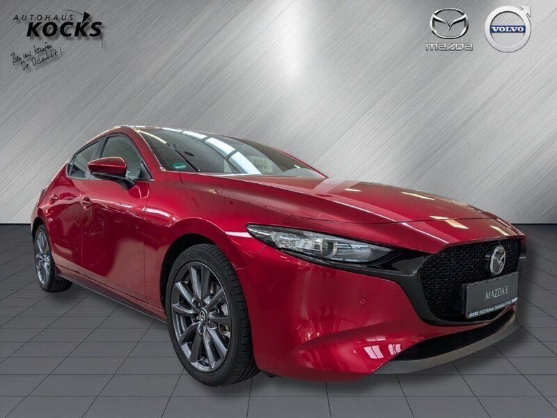 Rot Gebraucht 2024 Mazda 3 Exclusive-Line Limousine | 25.700 € (Guter Preis) - Bild 1/4