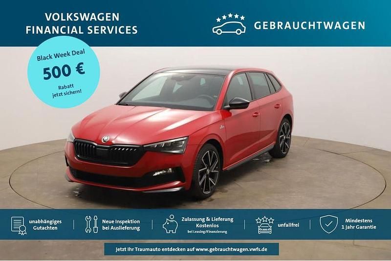 Rot Gebraucht 2020 Skoda Scala Monte Carlo Kleinwagen | 19.639 € (Guter Preis) - Bild 1/4