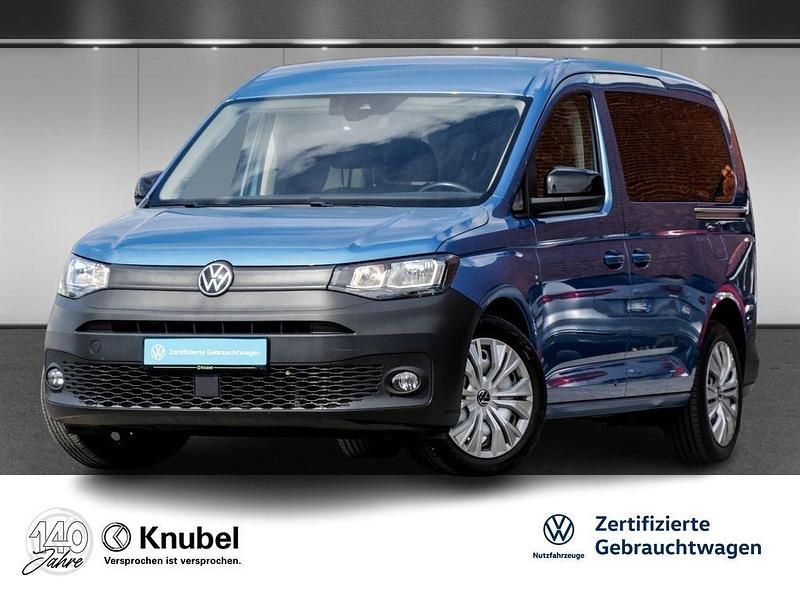 Blau Gebraucht 2021 VW Caddy Maxi Van / Kleinbus | 29.990 € (Etwas zu teuer) - Bild 1/4