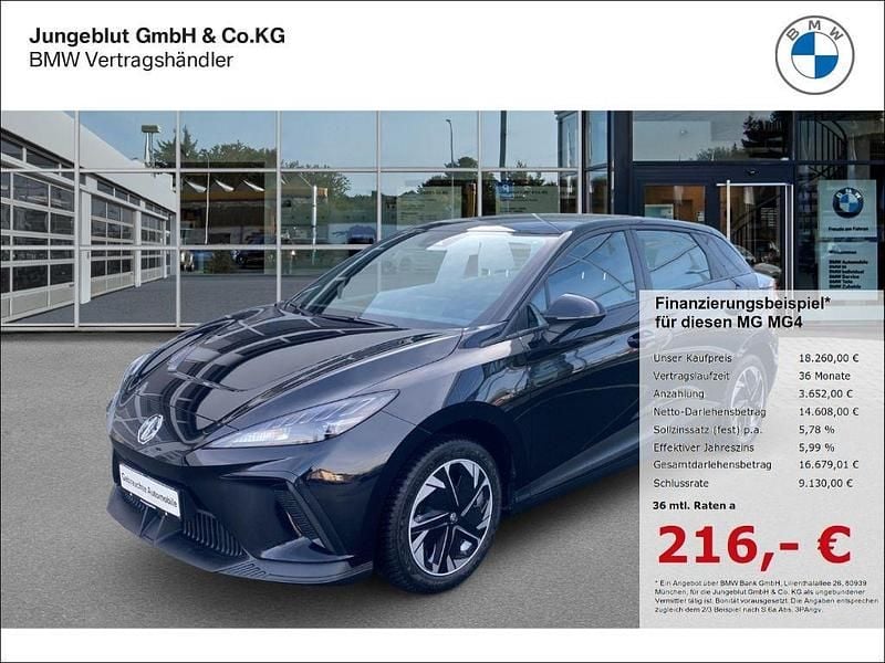 Gebraucht MG MG4 EV 125 kW (170 PS) 2023 Schwarz Kleinwagen