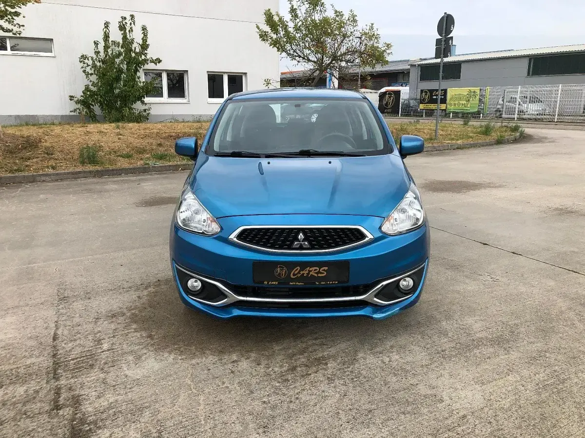 Gebraucht Mitsubishi Space Star 71 PS (52 kW) 2016 Blau Kleinwagen