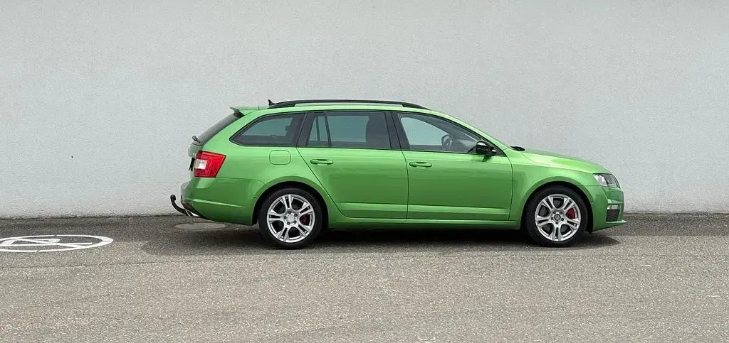 Gebraucht Skoda Octavia RS 184 PS (135 kW) 2015 Grün Kombi