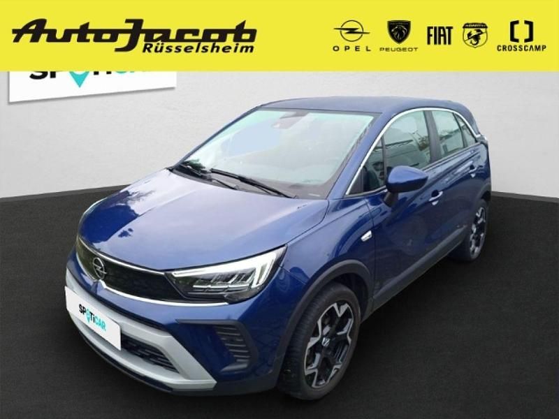 Nautic blau (metallic) Gebraucht 2021 Opel Crossland Elegance SUV | 16.450 € (Fairer Preis) - Bild 1/4